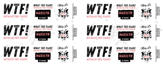 WTF Metallic Foil Flakes - Marilyn