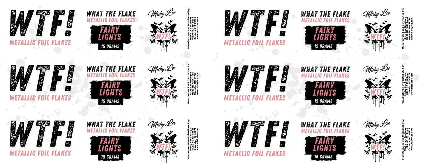 WTF Metallic Foil Flakes - Fairy Lights