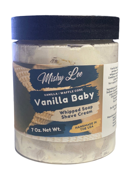 Vanilla Baby Whipped Soap and Shave - 7 Oz.