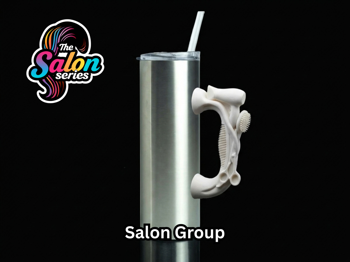 3D Printed Tumbler Handles - Multiple Designs - Salon Series