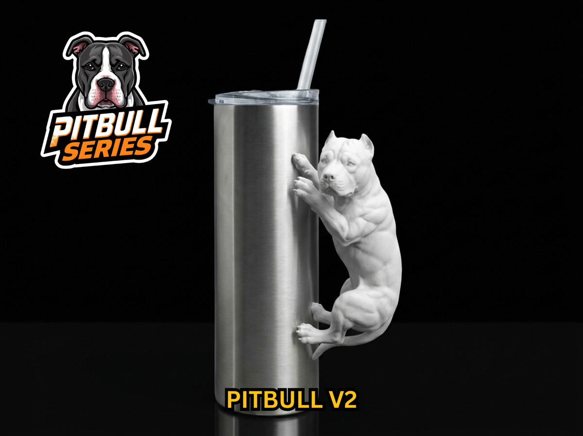 3D Printed Tumbler Handles - Multiple Designs - Pitbull Series