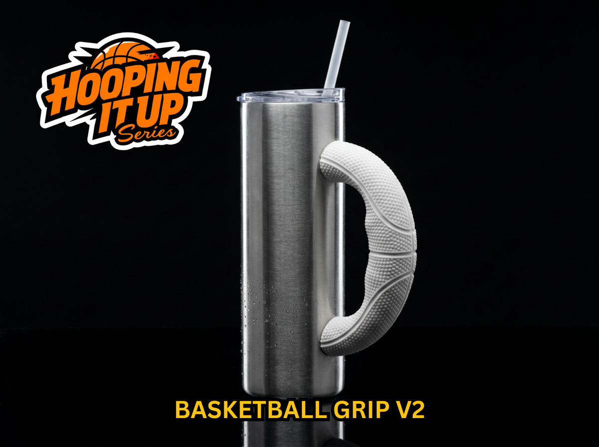 3D Printed Tumbler Handles - Multiple Designs - Hooping It Up Series