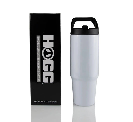 LIVE SHOW Custom Painted Stainless Clip Mate Hydro Bottle w/Lid and Straw- 30 Oz