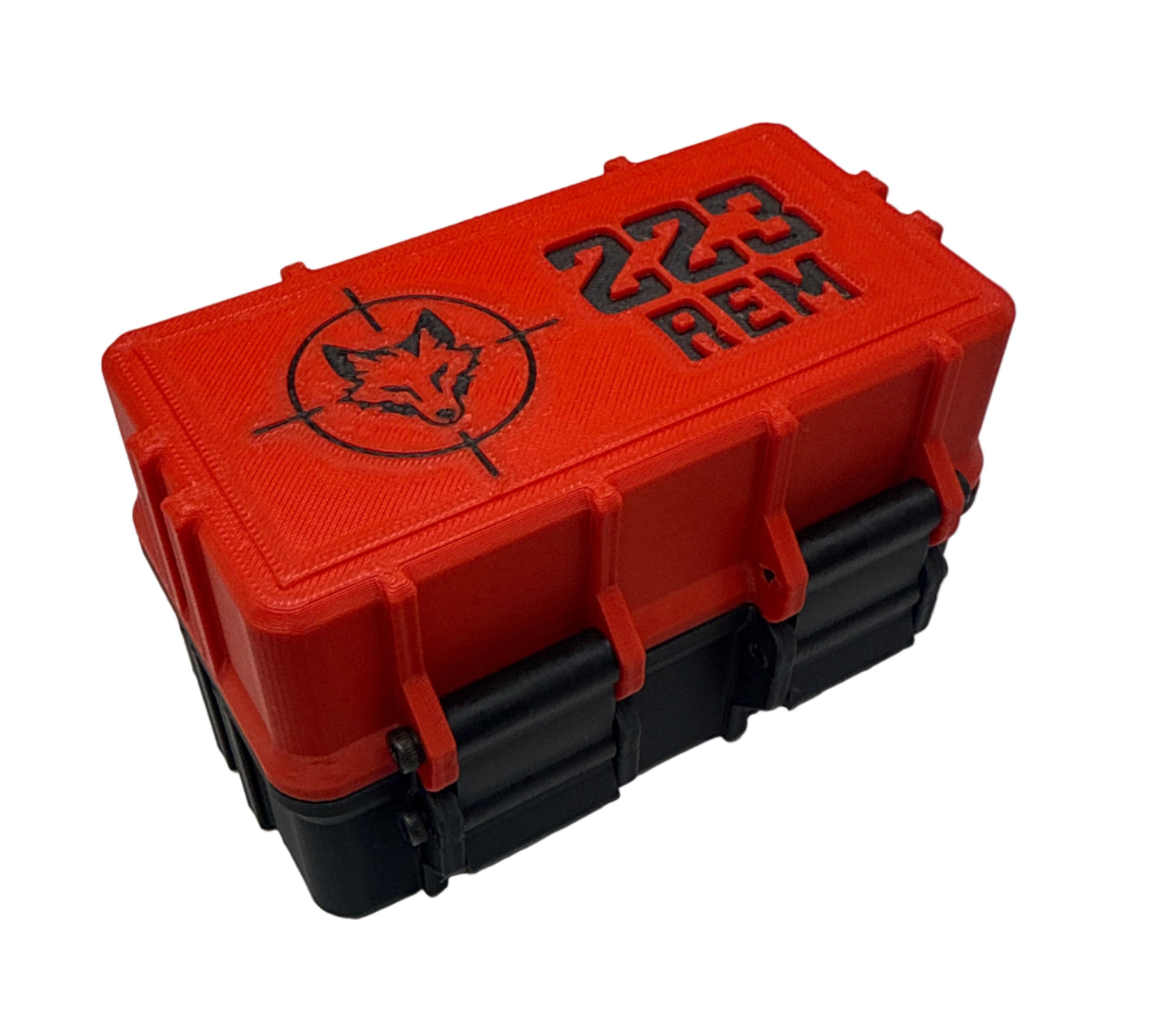 3D Printed 223 REM 50-Count Ammo Box - Customizable
