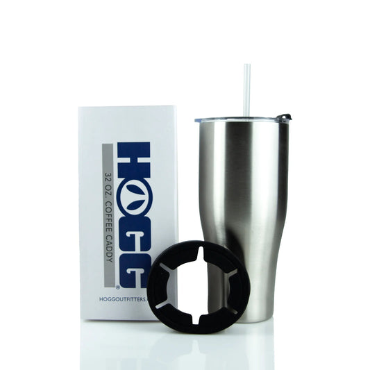 LIVE SHOW Custom Painted Stainless Coffee Caddy Tumbler w/Clear Lid - 32 Oz