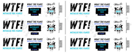 WTF Metallic Foil Flakes - Mermaid Tail