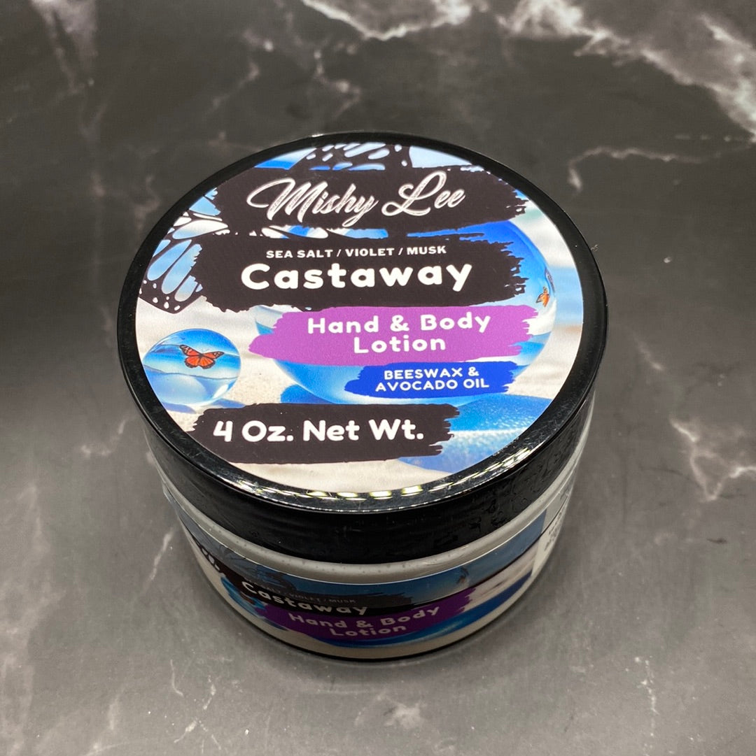 Castaway 4 Oz - Mishy Lee Beeswax and Avocado Hand & Body Lotion