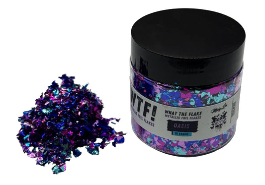 WTF Metallic Foil Flakes - Oasis