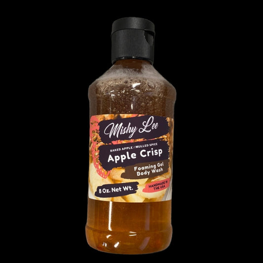 Apple Crisp 8 Oz - Mishy Lee Foaming Body Wash Gel