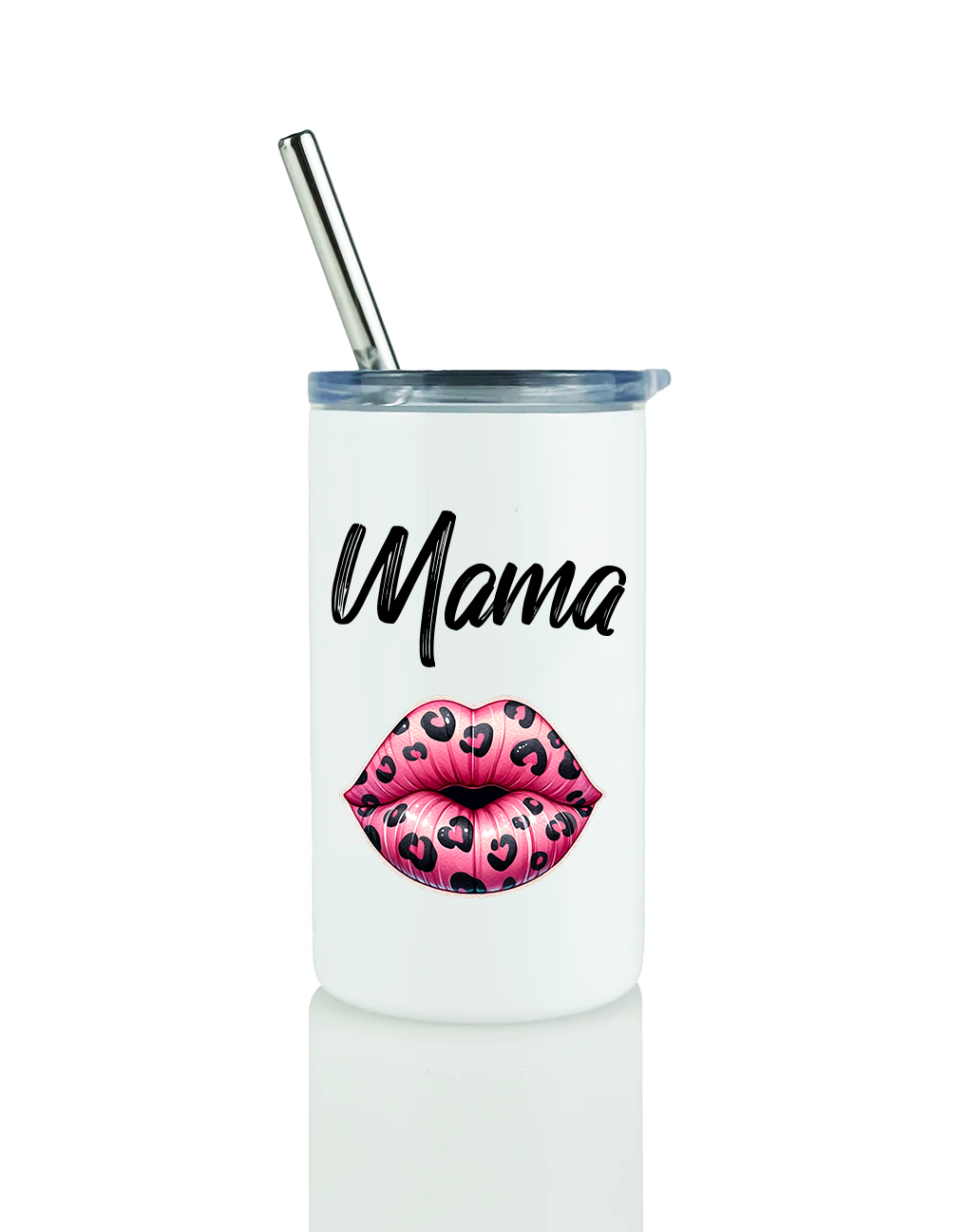 Mama Lips Skinny Tumbler Mini Shot Glass Tumbler - 3 Oz