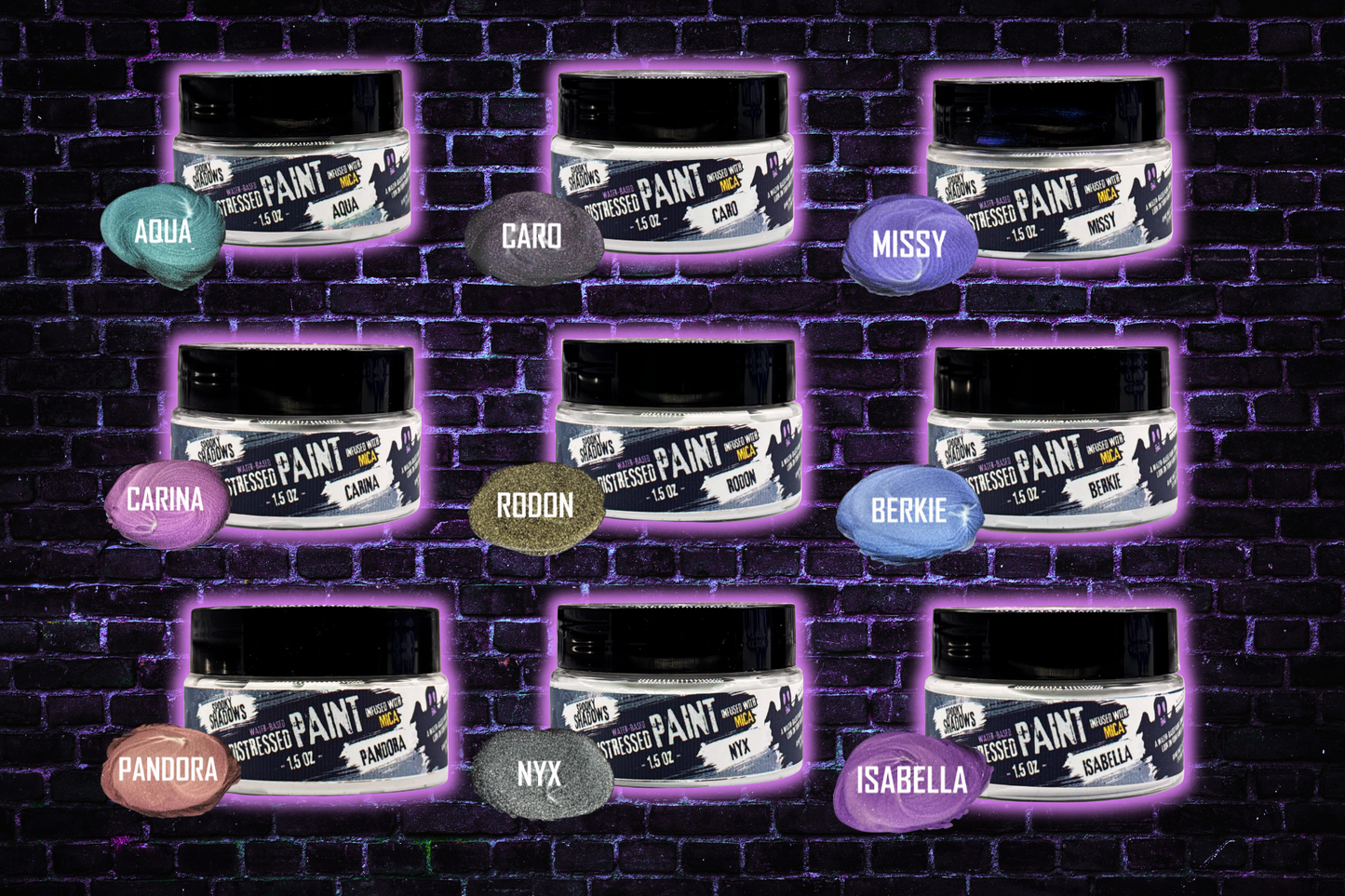 Distressed Paints - Spooky Shadows Ghost Ink Collection