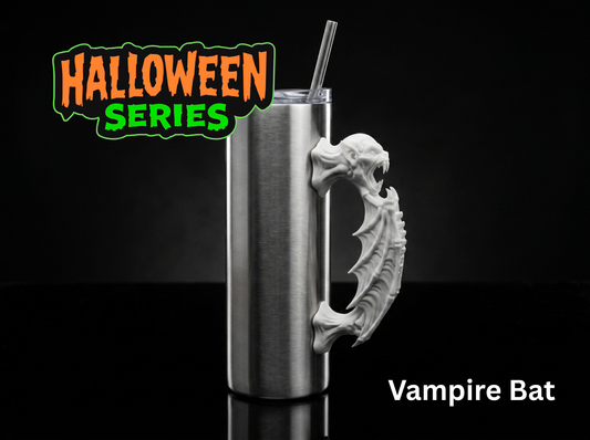 Vampire Bat Tumbler Handle 3D Printing STL – Digital Download
