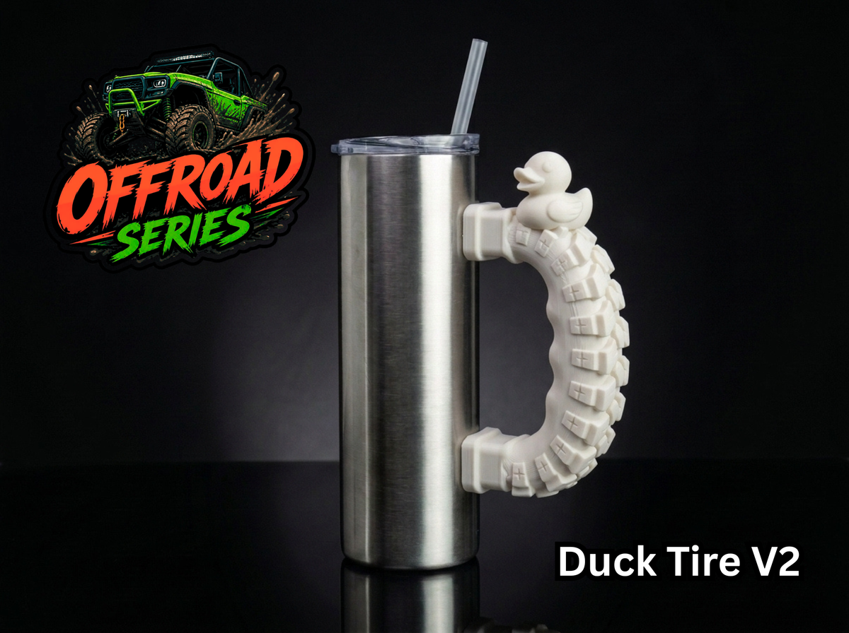 3D Printed Tumbler Handles - Multiple Designs - Off-Road Series