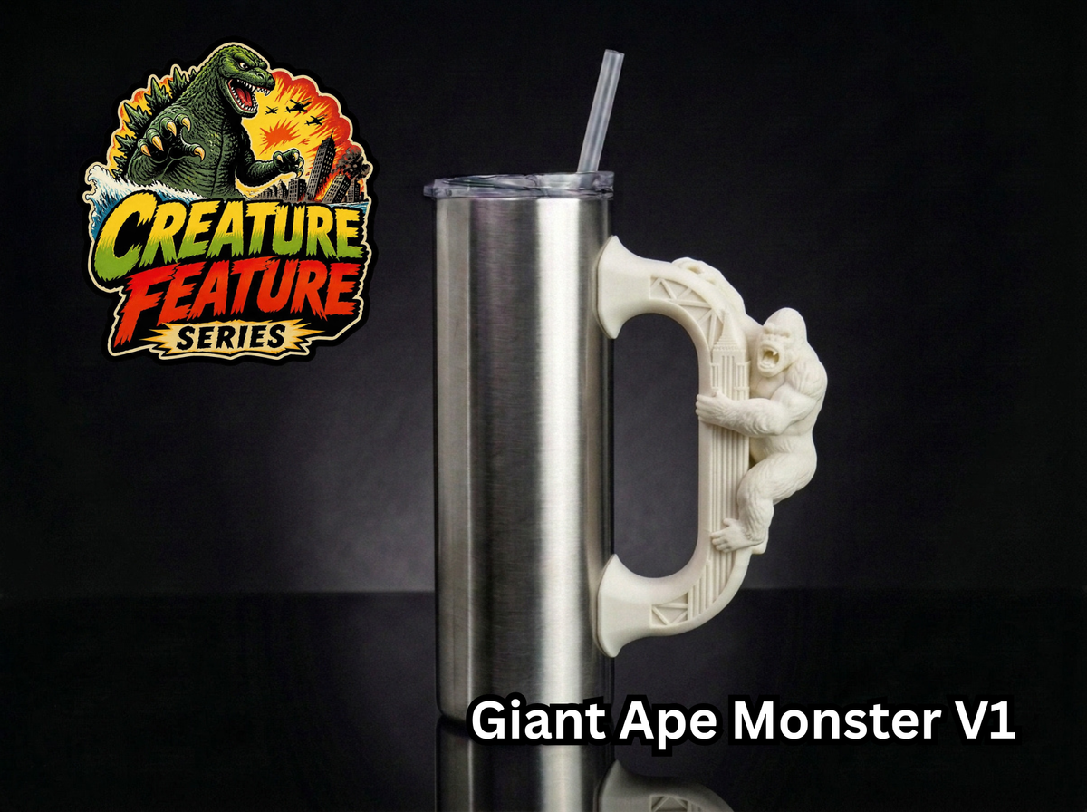 Giant Ape Monster V1 Tumbler Handle 3D Printing STL – Digital Download