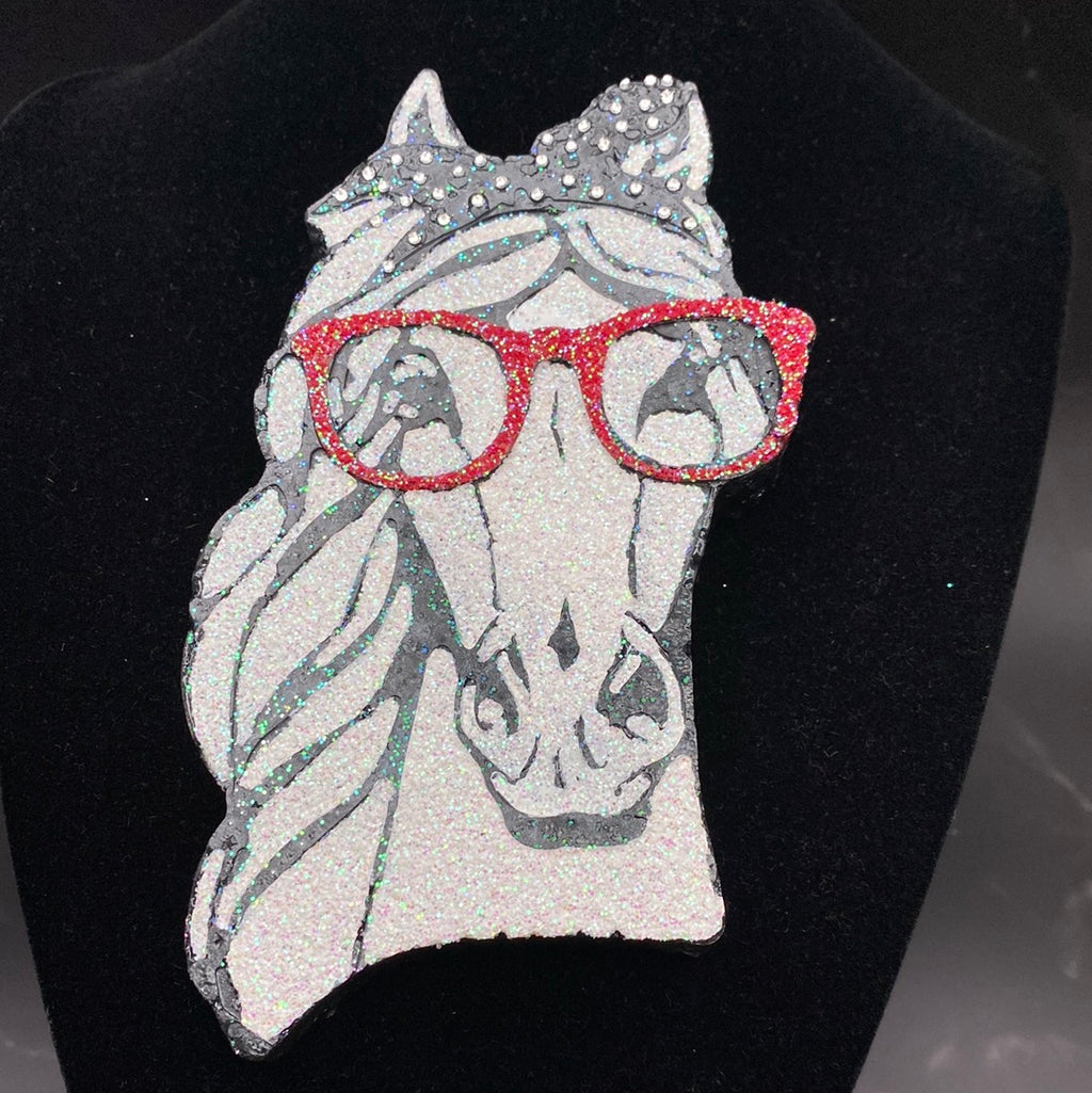 Horse w/Glasses Mishy Lee Scented Freshie