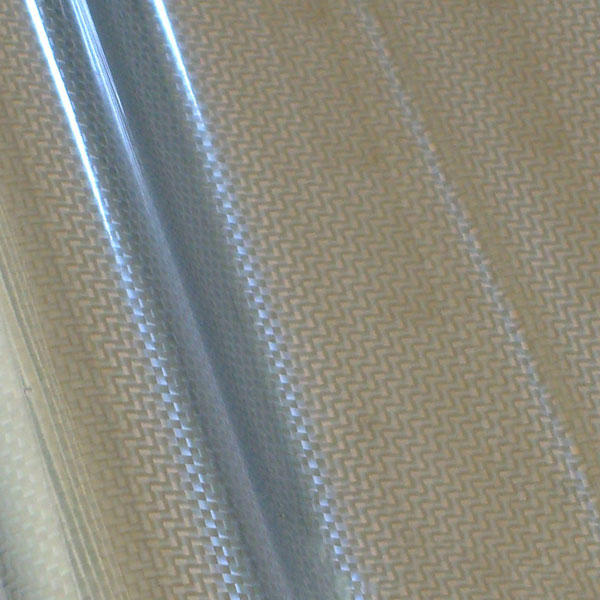 Metallic Textile Foil - Silver Carbon Fiber