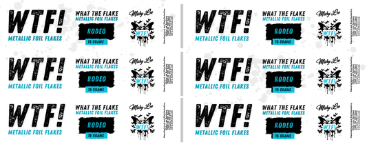 WTF Metallic Foil Flakes - Rodeo