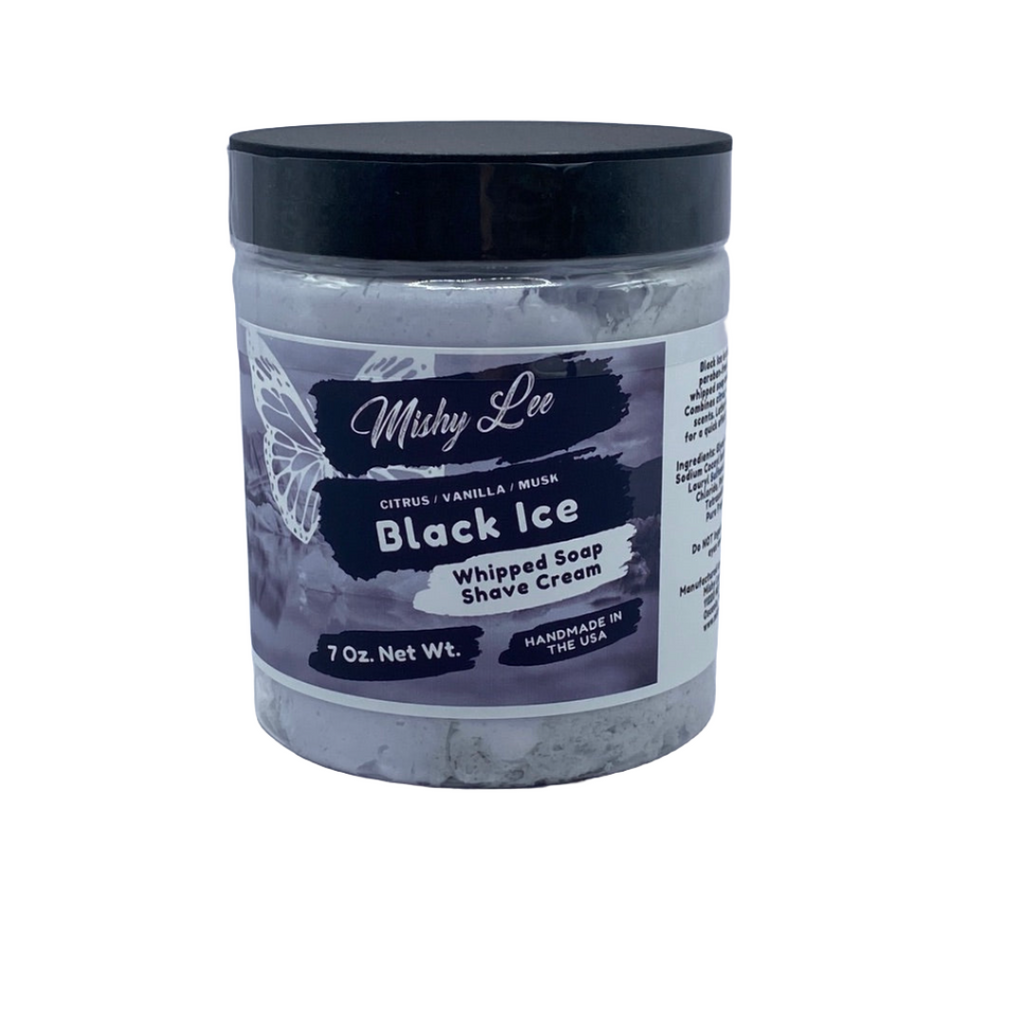 Black Ice Whipped Soap and Shave - 7 Oz.