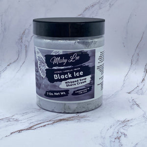 Black Ice Whipped Soap and Shave - 7 Oz.