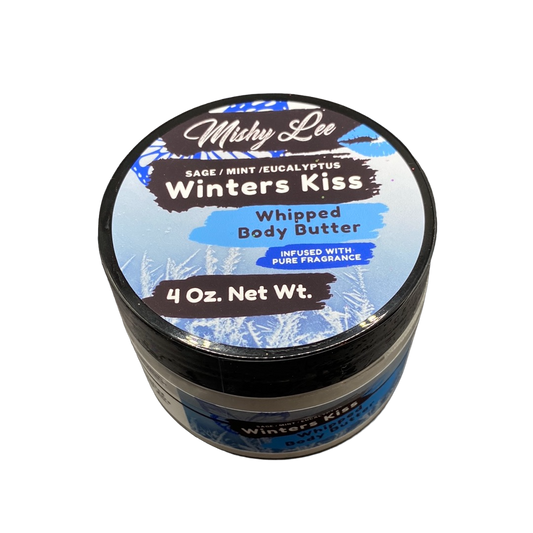 Winters Kiss 4 Oz - Mishy Lee Deep Hydrating Whipped Body Butter w/Pure Fragrance Oils