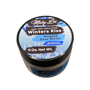 Winters Kiss 4 Oz - Mishy Lee Deep Hydrating Whipped Body Butter w/Pure Fragrance Oils