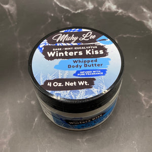 Winters Kiss 4 Oz - Mishy Lee Deep Hydrating Whipped Body Butter w/Pure Fragrance Oils