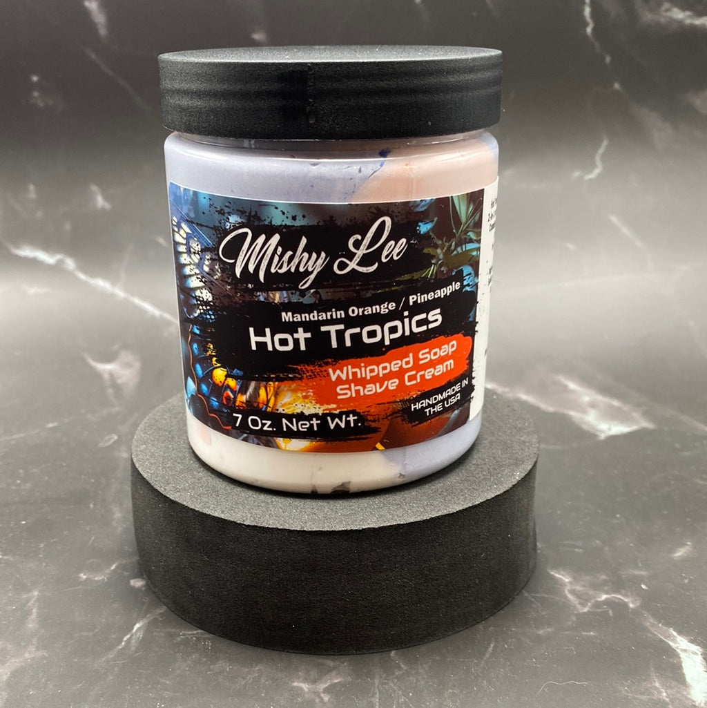 Hot Tropics Whipped Soap and Shave - 7 Oz.