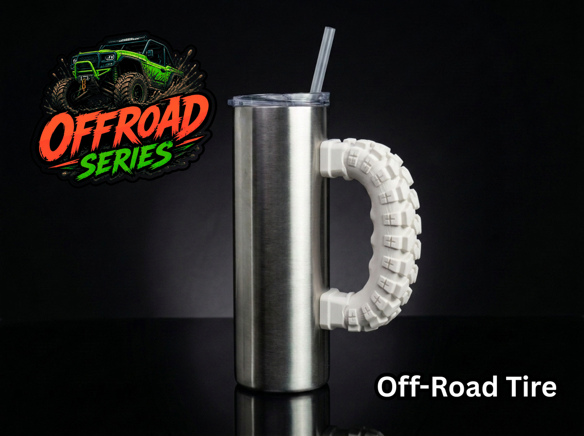 3D Printed Tumbler Handles - Multiple Designs - Off-Road Series