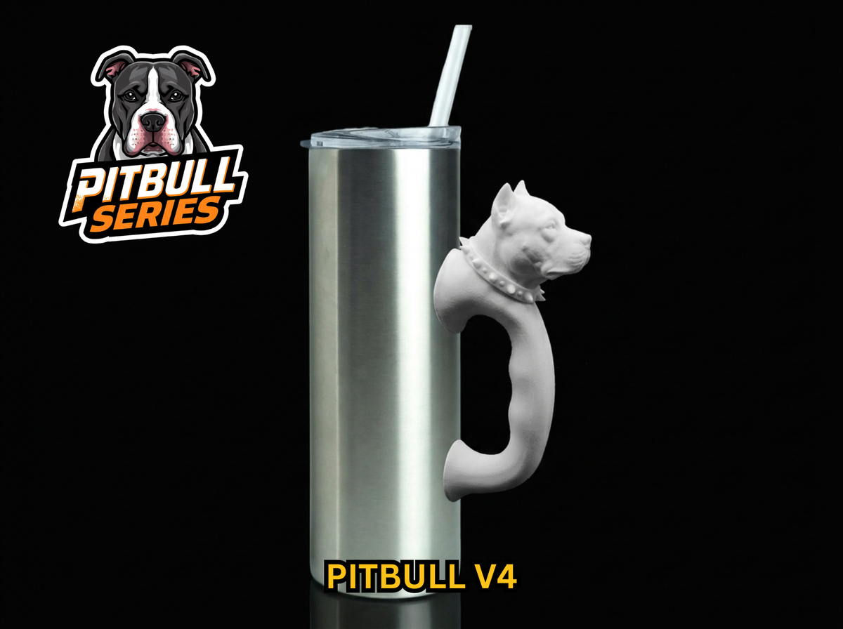 Pitbull V4 Tumbler Handle 3D Printing STL – Digital Download