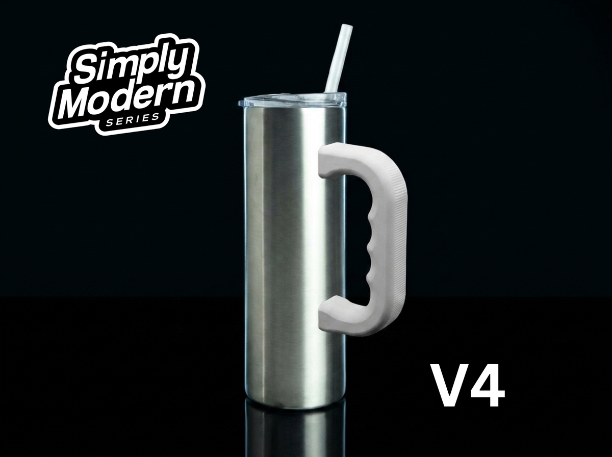 3D Printed Tumbler Handles - Multiple Designs - Simply Modern Series