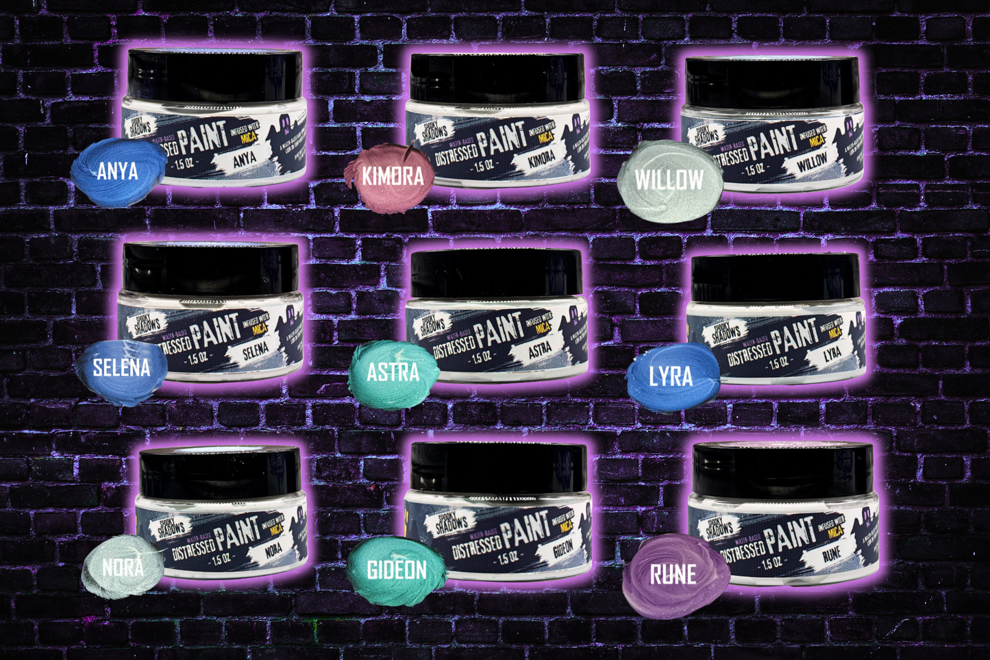 Distressed Paints - Spooky Shadows Ghost Ink Collection