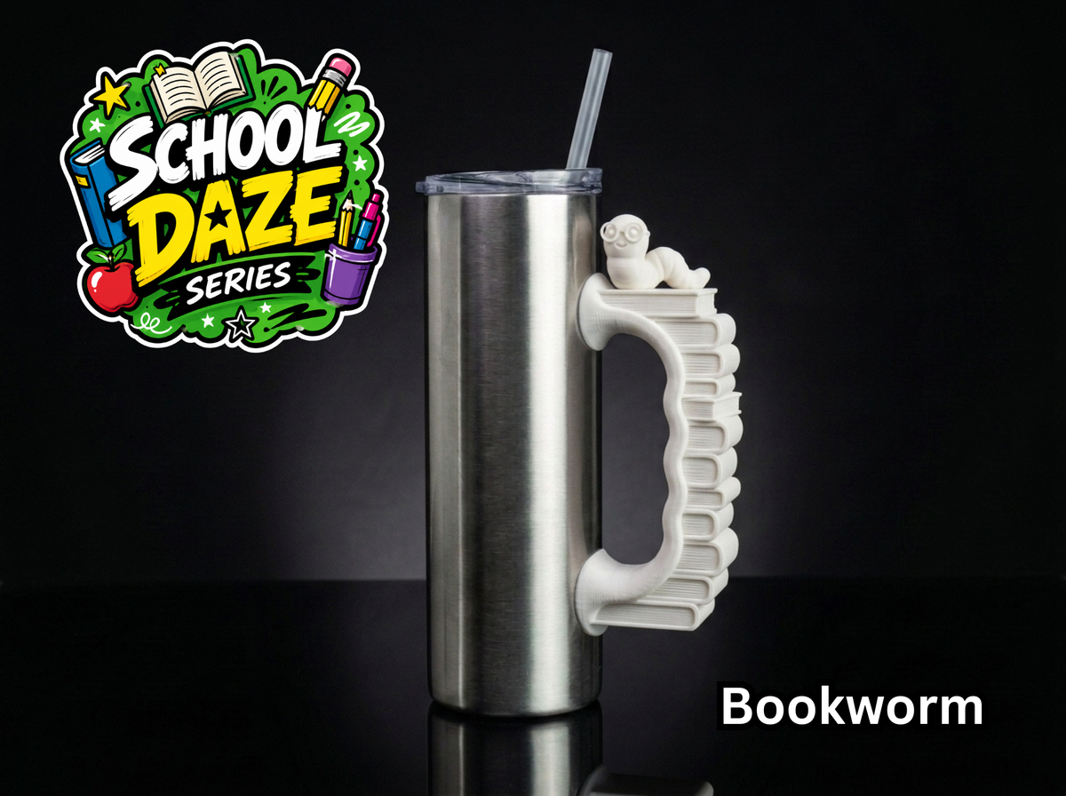 School Daze Series Tumbler Handle 3D Printing STL – Digital Download