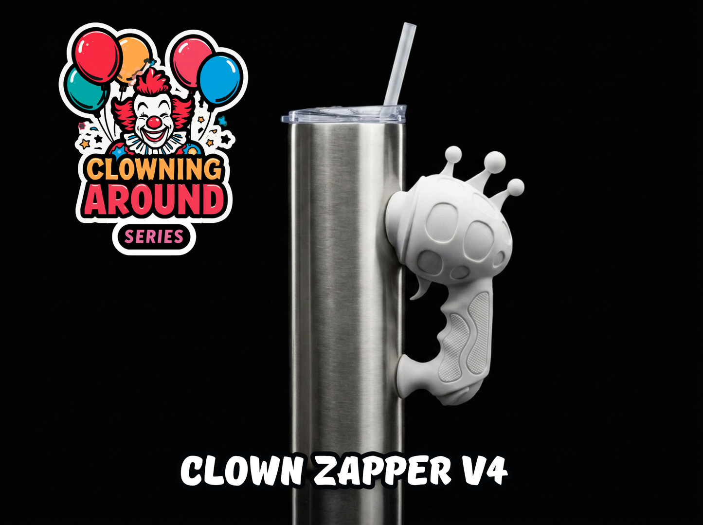 Clown Zapper V4 Tumbler Handle 3D Printing STL – Digital Download