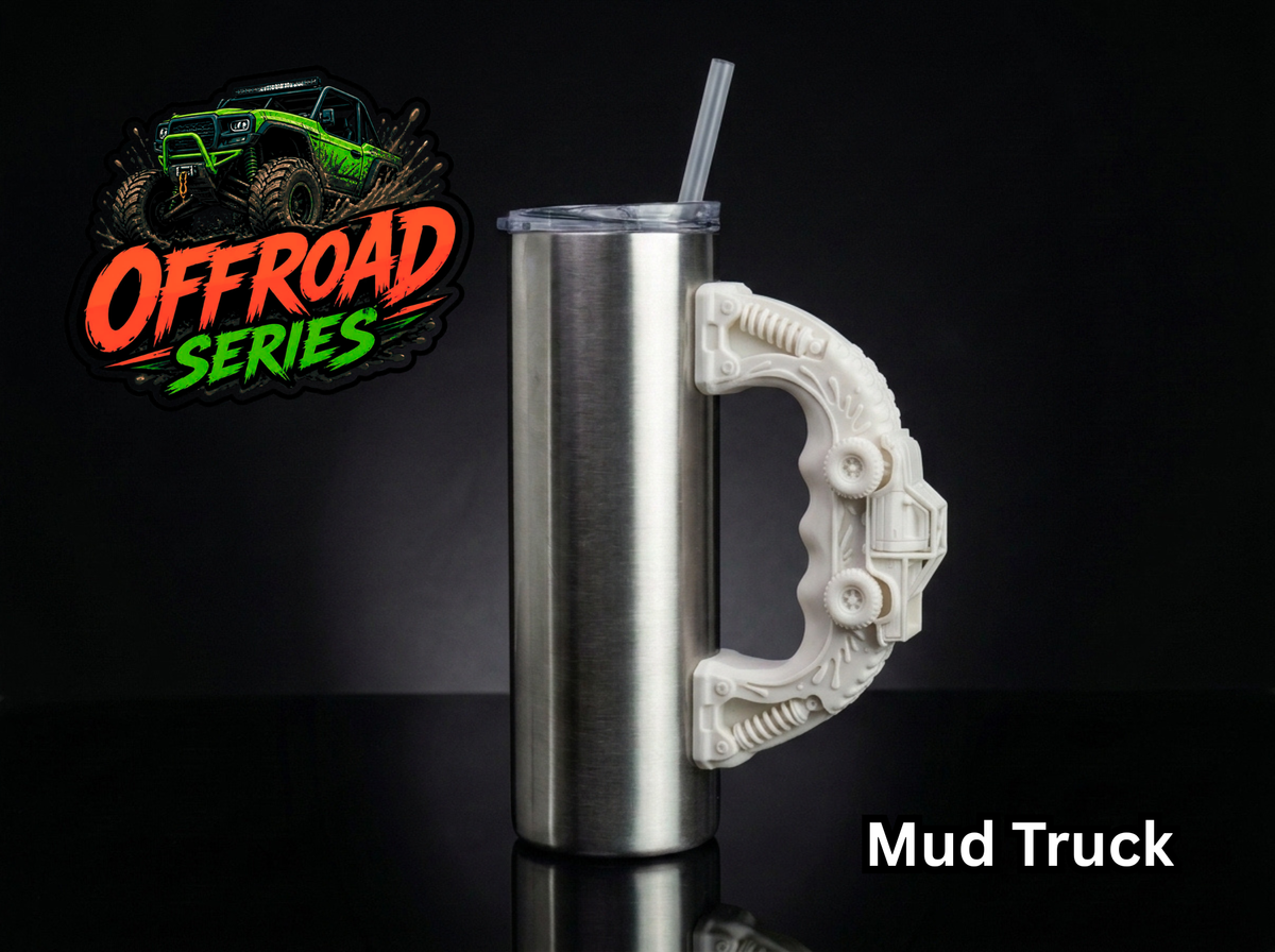3D Printed Tumbler Handles - Multiple Designs - Off-Road Series