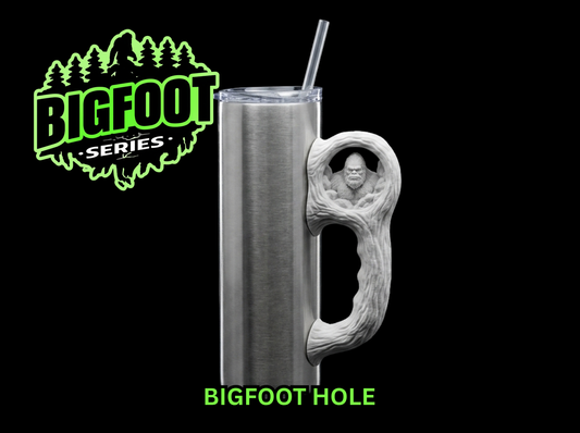 Bigfoot Hole Tumbler Handle 3D Printing STL – Digital Download