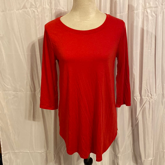 3/4 Sleeve Round Neck Top