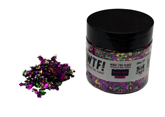WTF Metallic Foil Flakes - Mardi Gras
