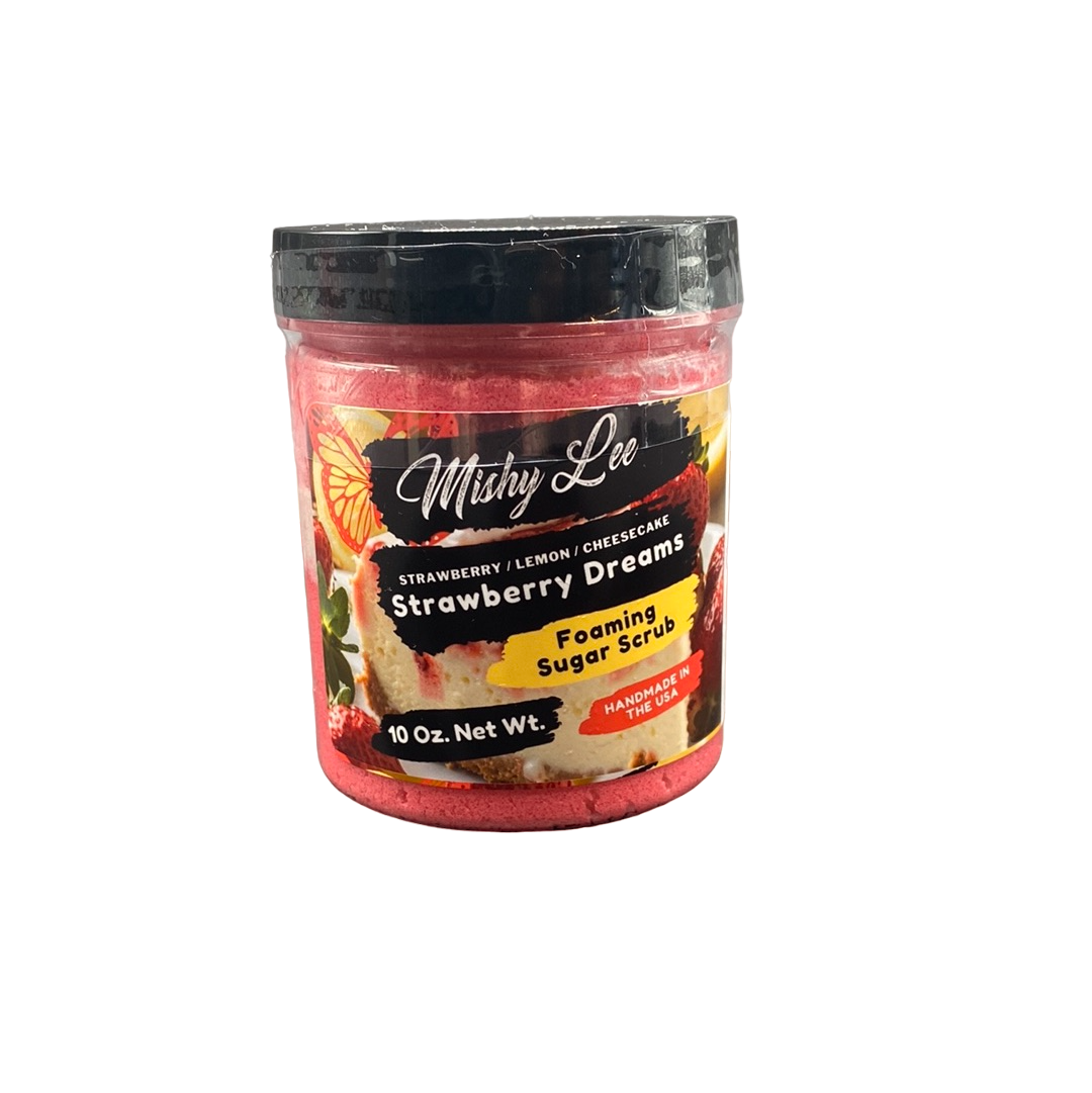 Strawberry Dreams Foaming Sugar Scrub - 10 Oz.