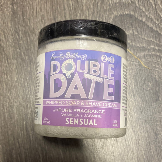 Double Date Whipped Soap and Shave - Sensual