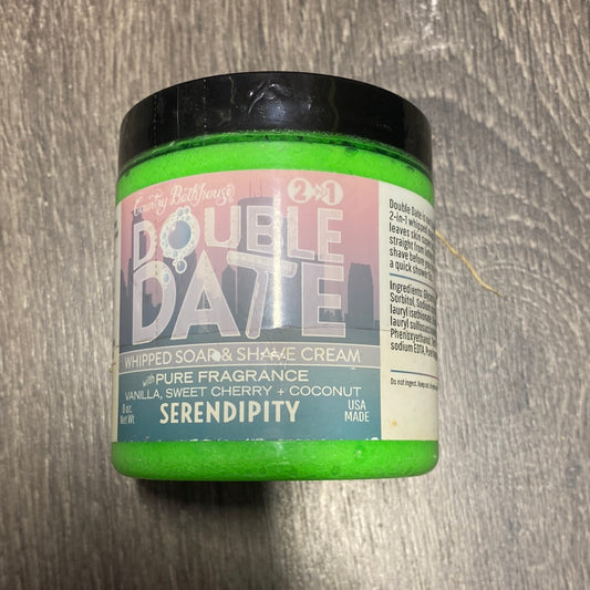 Double Date Whipped Soap and Shave - Serendipity