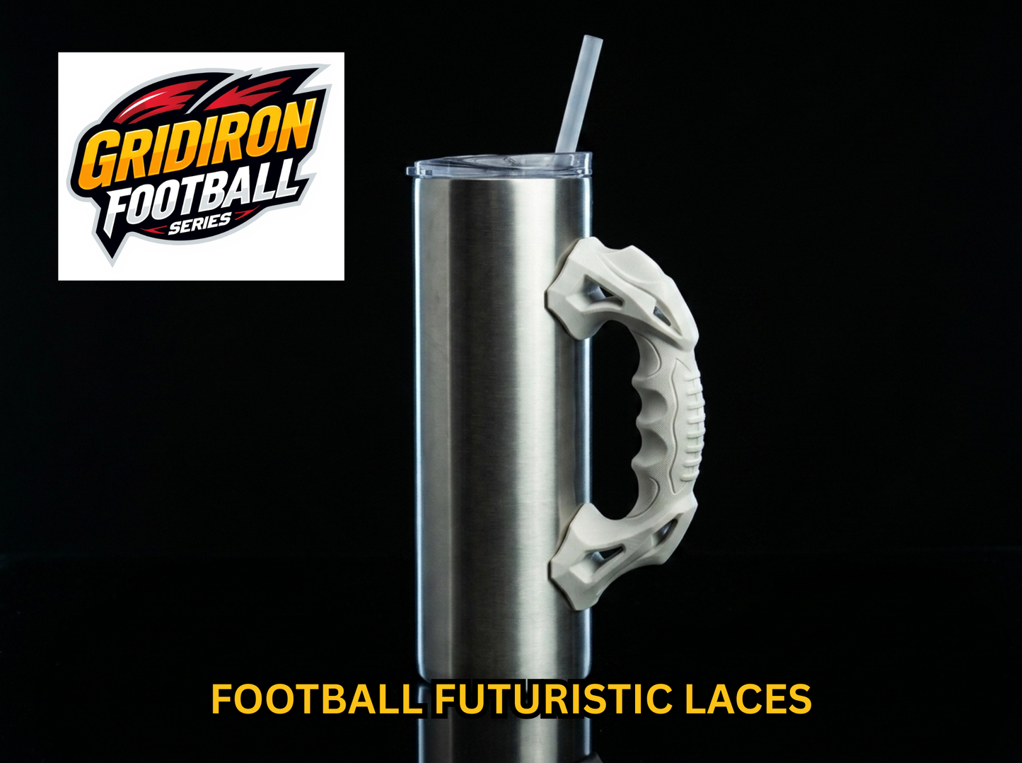 3D Printed Tumbler Handles - Multiple Designs - Gridiron Football Series