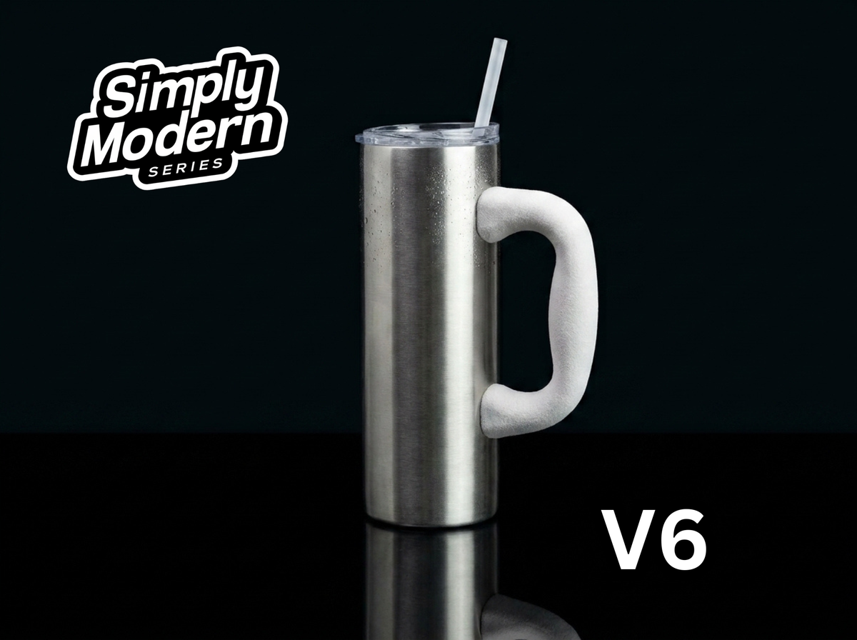 3D Printed Tumbler Handles - Multiple Designs - Simply Modern Series