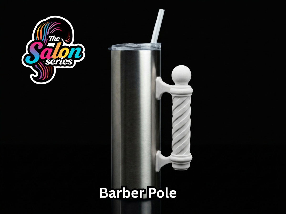 3D Printed Tumbler Handles - Multiple Designs - Salon Series