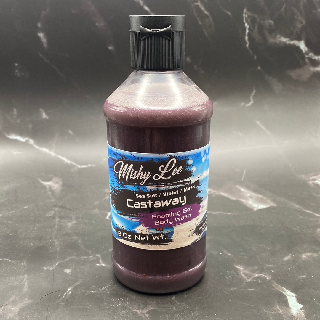 Castaway 8 Oz - Mishy Lee Foaming Body Wash Gel