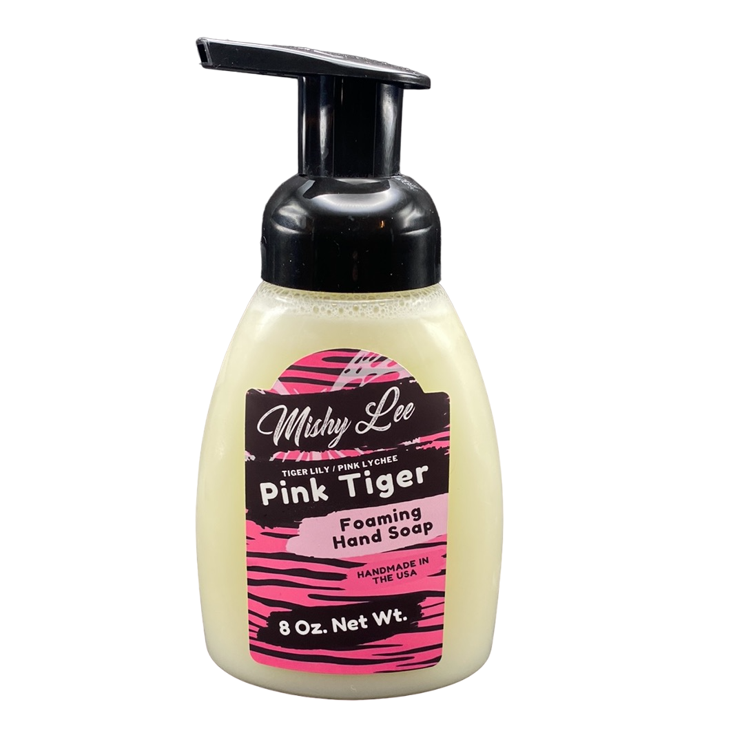 Pink Tiger 8 Oz - Mishy Lee Foaming Hand Soap