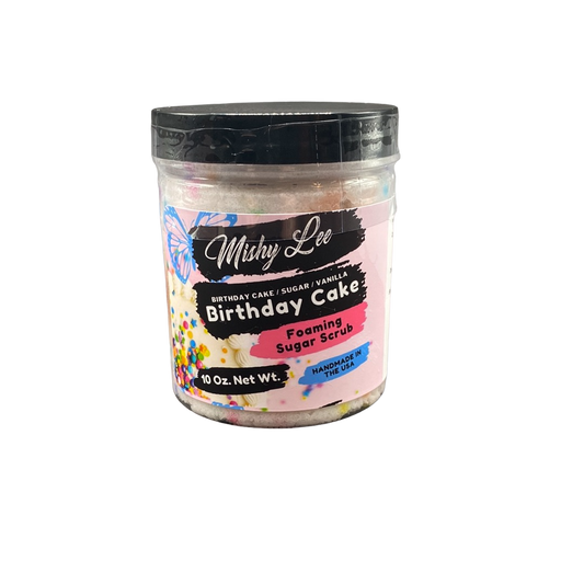 Birthday Foaming Sugar Scrub - 10 Oz.