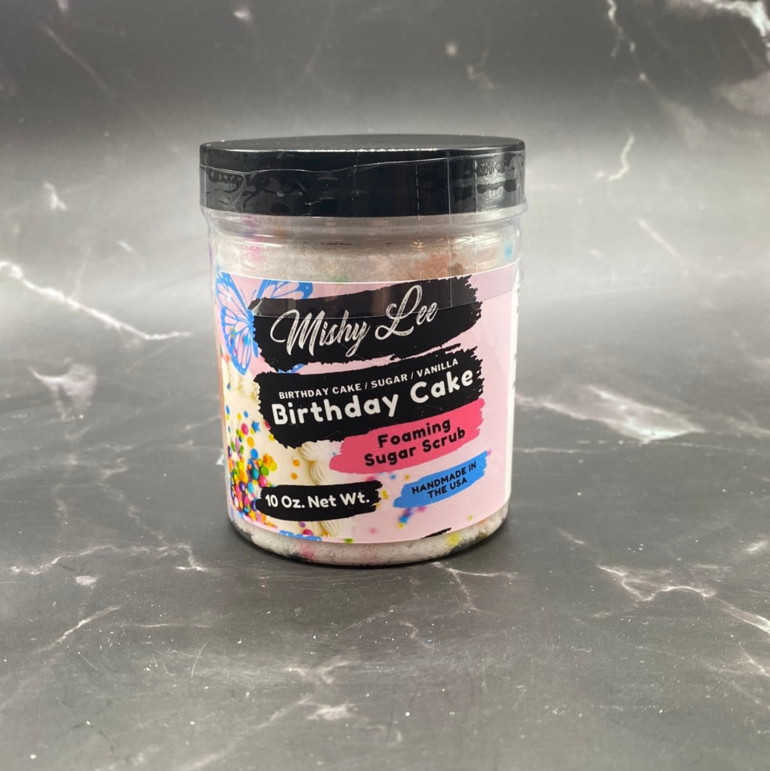 Birthday Foaming Sugar Scrub - 10 Oz.