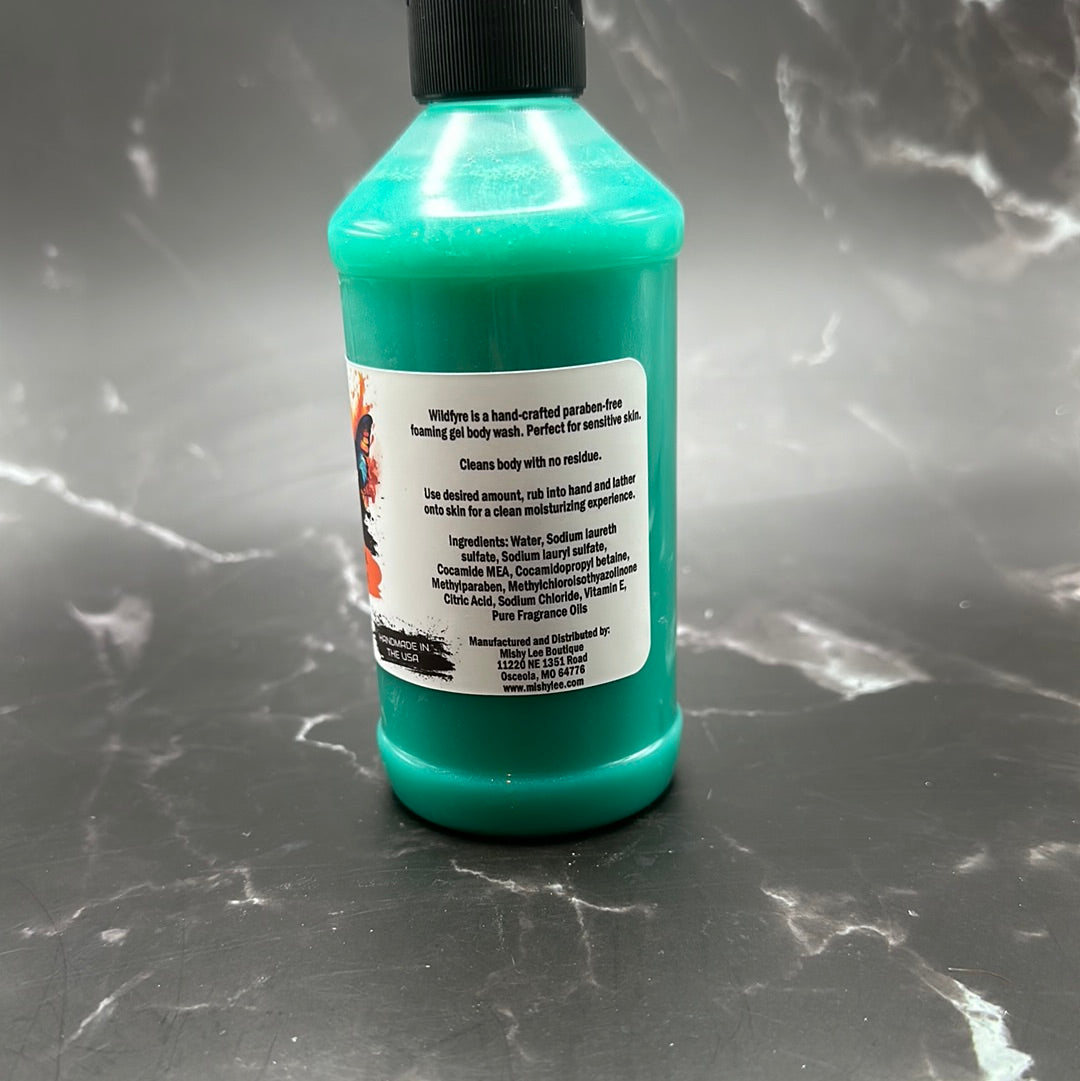 Wildfyre 8 Oz - Mishy Lee Foaming Body Wash Gel