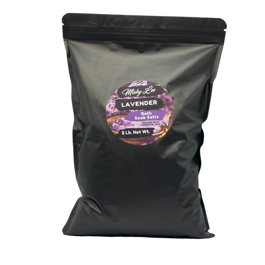 Lavender Bath Soak Salts - 2 Lb.