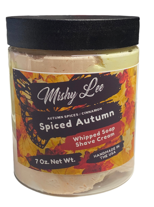 Spiced Autumn Whipped Soap and Shave - 7 Oz.